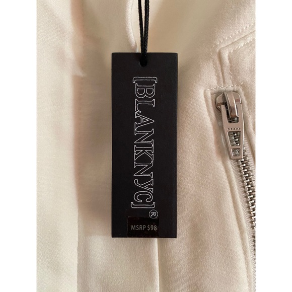 BLANK NYC White Moto Zip Jacket - Picture 3 of 8